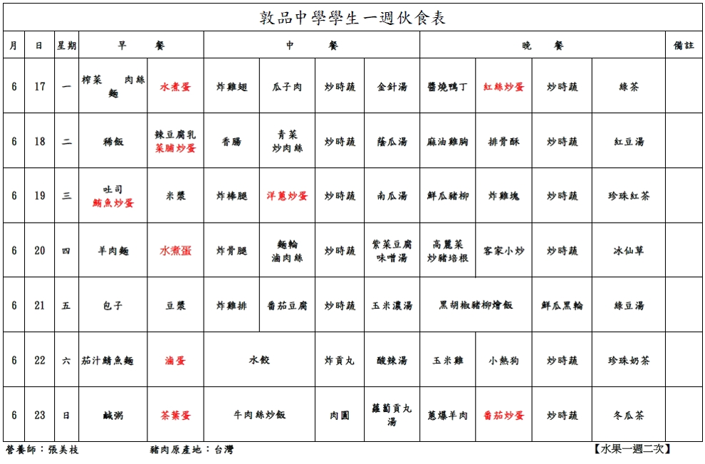113-0617菜單