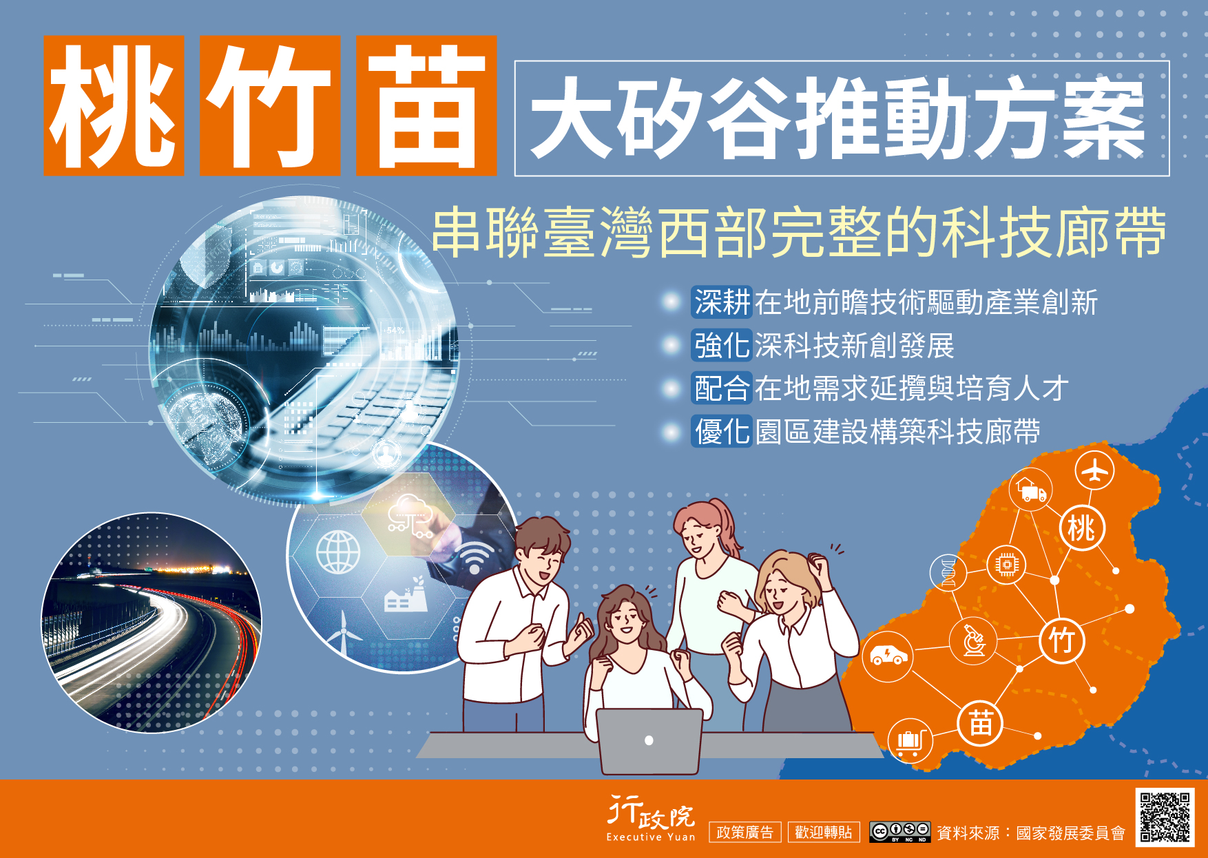 行政院政策櫥窗-桃竹苗大矽谷推動方案文宣電子檔